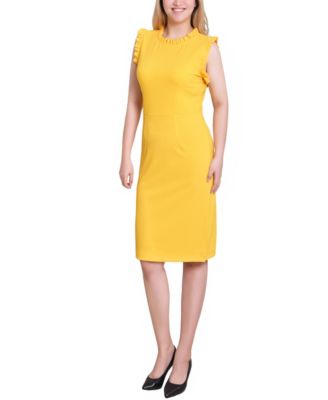 Women's Sleeveless Ruffle Detail Dress