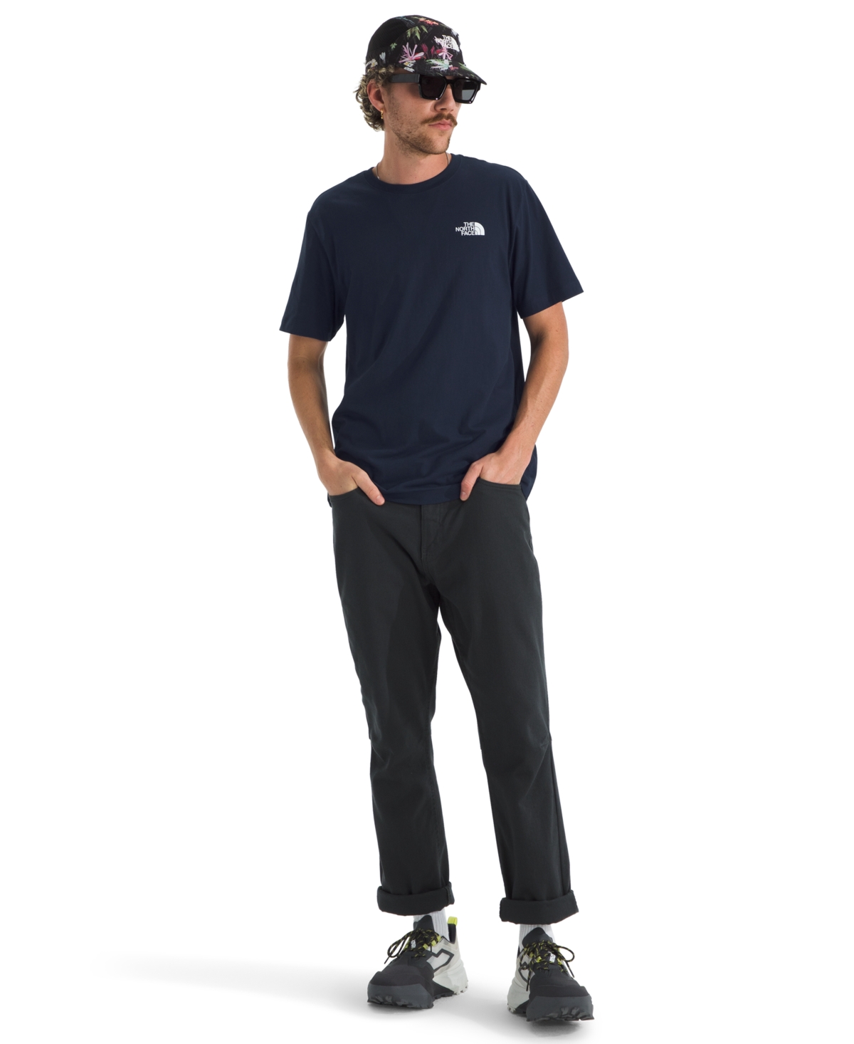 The North Face Men's Evolution Box Short Sleeve T-shirt In Blue