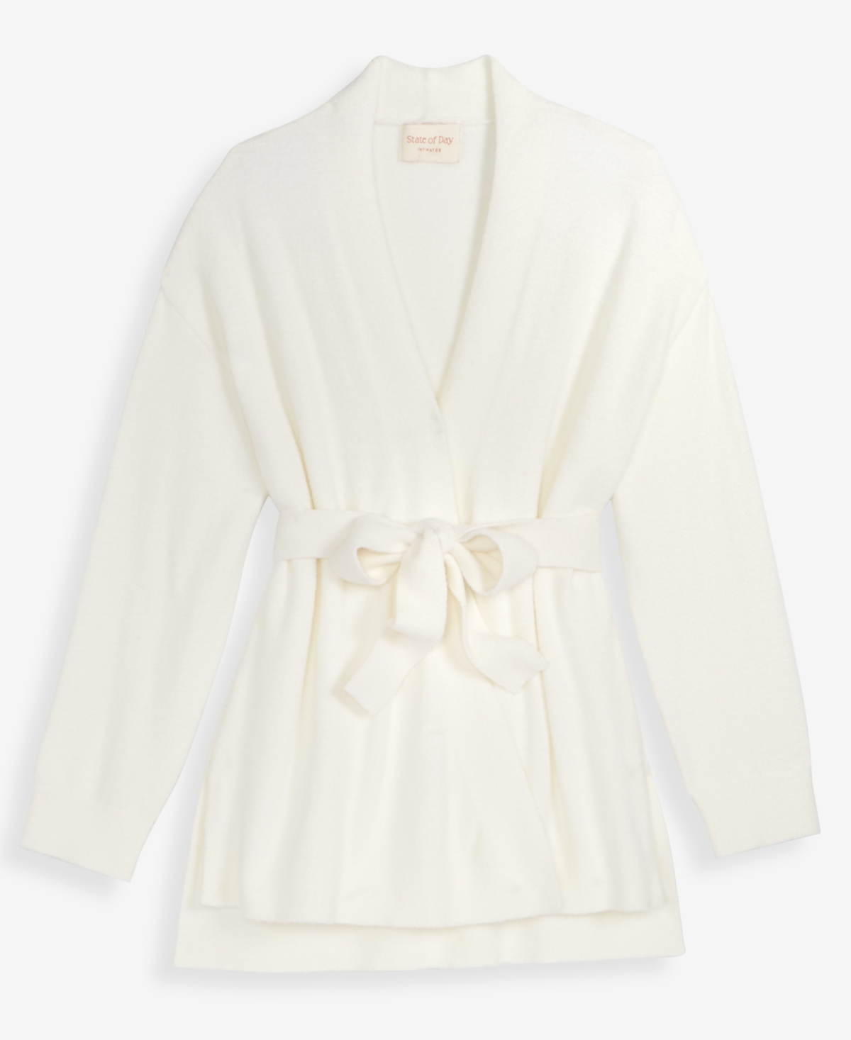 State Of Day Women's Cozy Knit Sweater Wrap, Created For Macy's In White