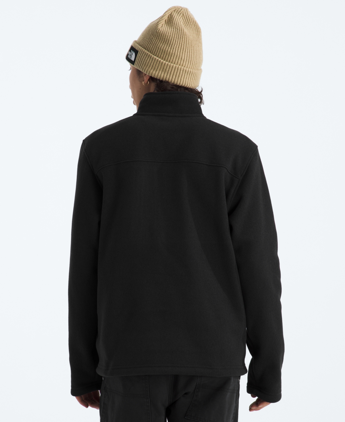 The North Face Men's Gordon Lyons Quarter Zip Jacket In Black
