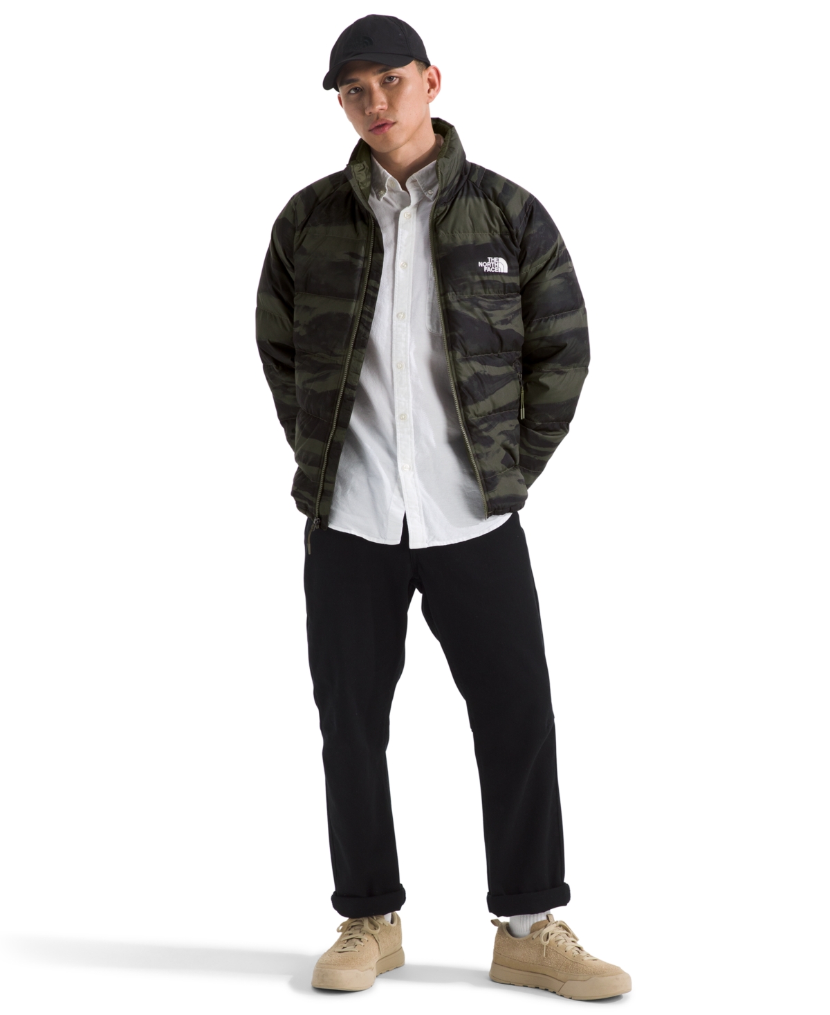 The North Face Men's Hydrenalite Down Print Jacket In Animal Print