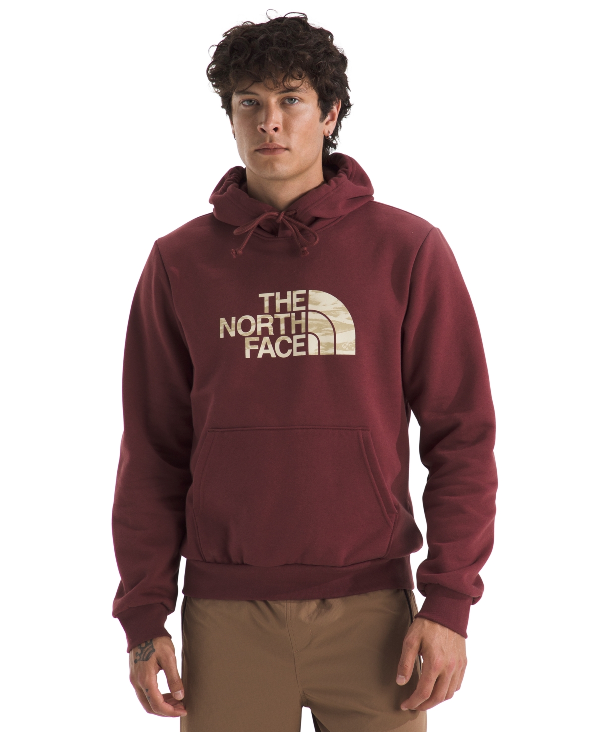 The North Face Men's Evolution Edge Of Light Half Dome Hoodie In White