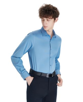 Men's Sateen Solid Dress Shirt, Macy's Exclusive