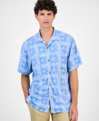 Tommy Bahama - Men's Veracruz Cay Short Sleeve Bandana Print Camp Shirt