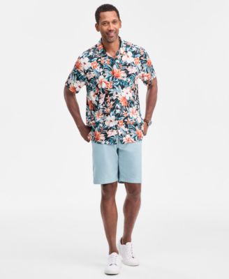Men's Midnight Blooms Silk Shirt