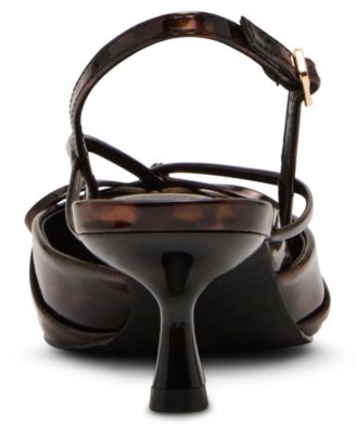 Women's Vixen Bow Slingback Kitten Heel Pumps