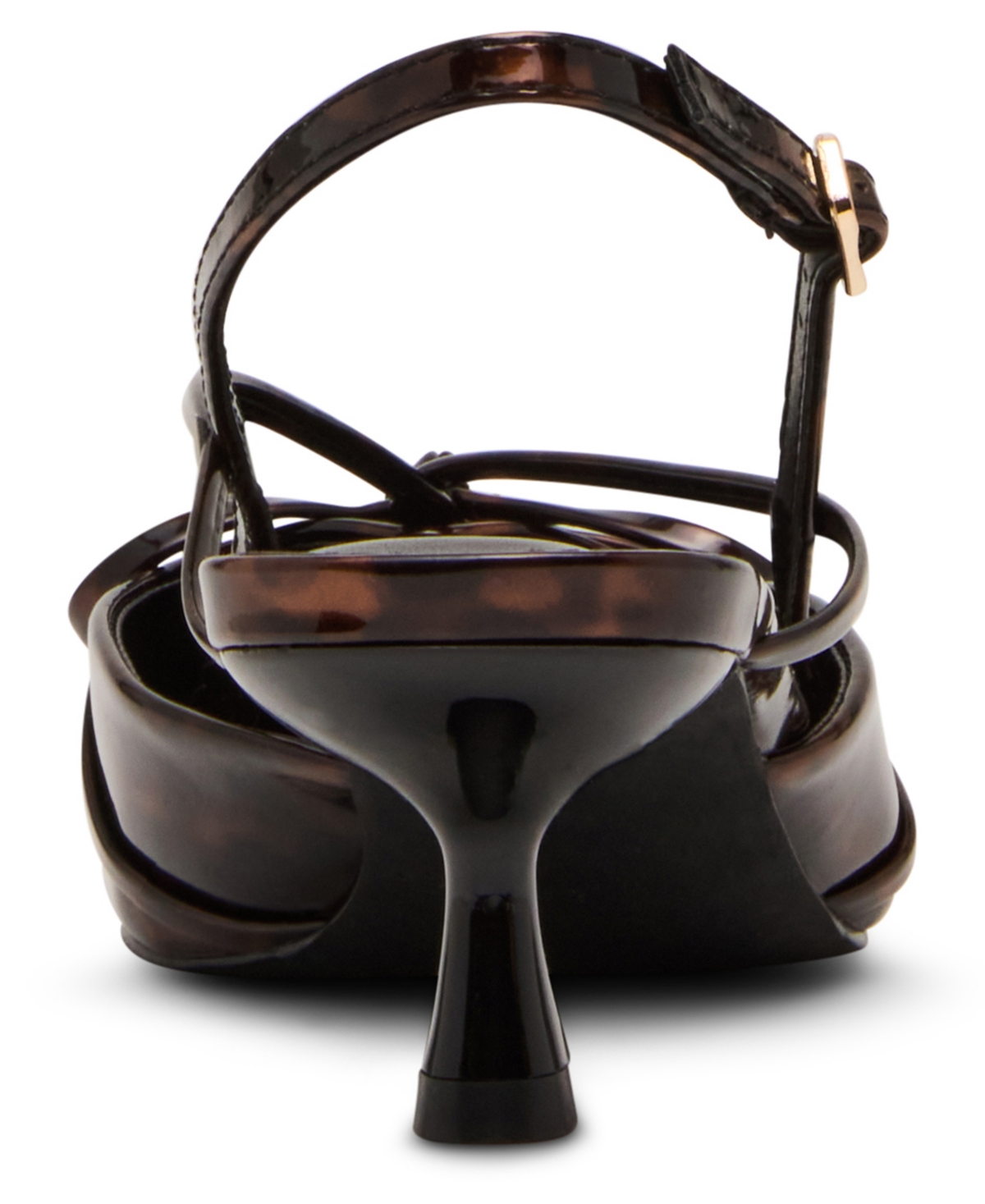 Madden Girl Women's Vixen Bow Slingback Kitten Heel Pumps