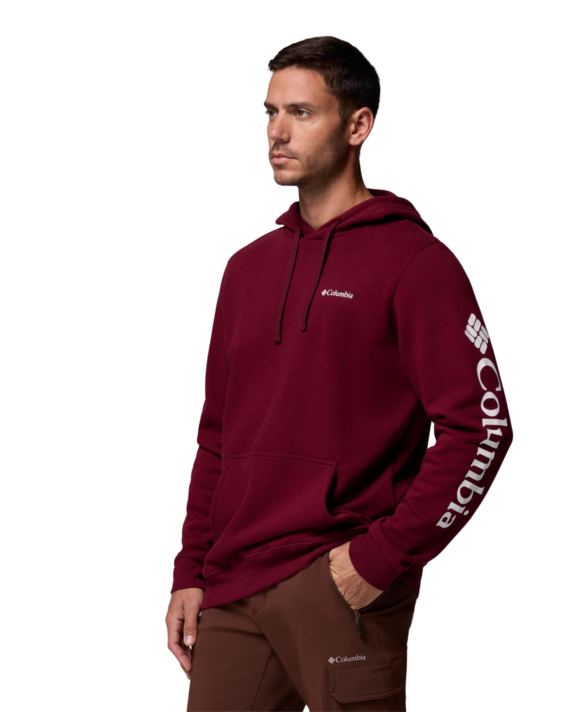 Columbia Men's Sleeve Logo Trek Hoodie