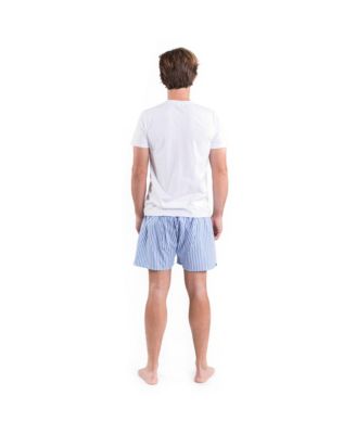 Men's Men s Organic Cotton Poplin Pajama Boxer Shorts
