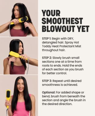The Brush Crush Heated Straightening Brush