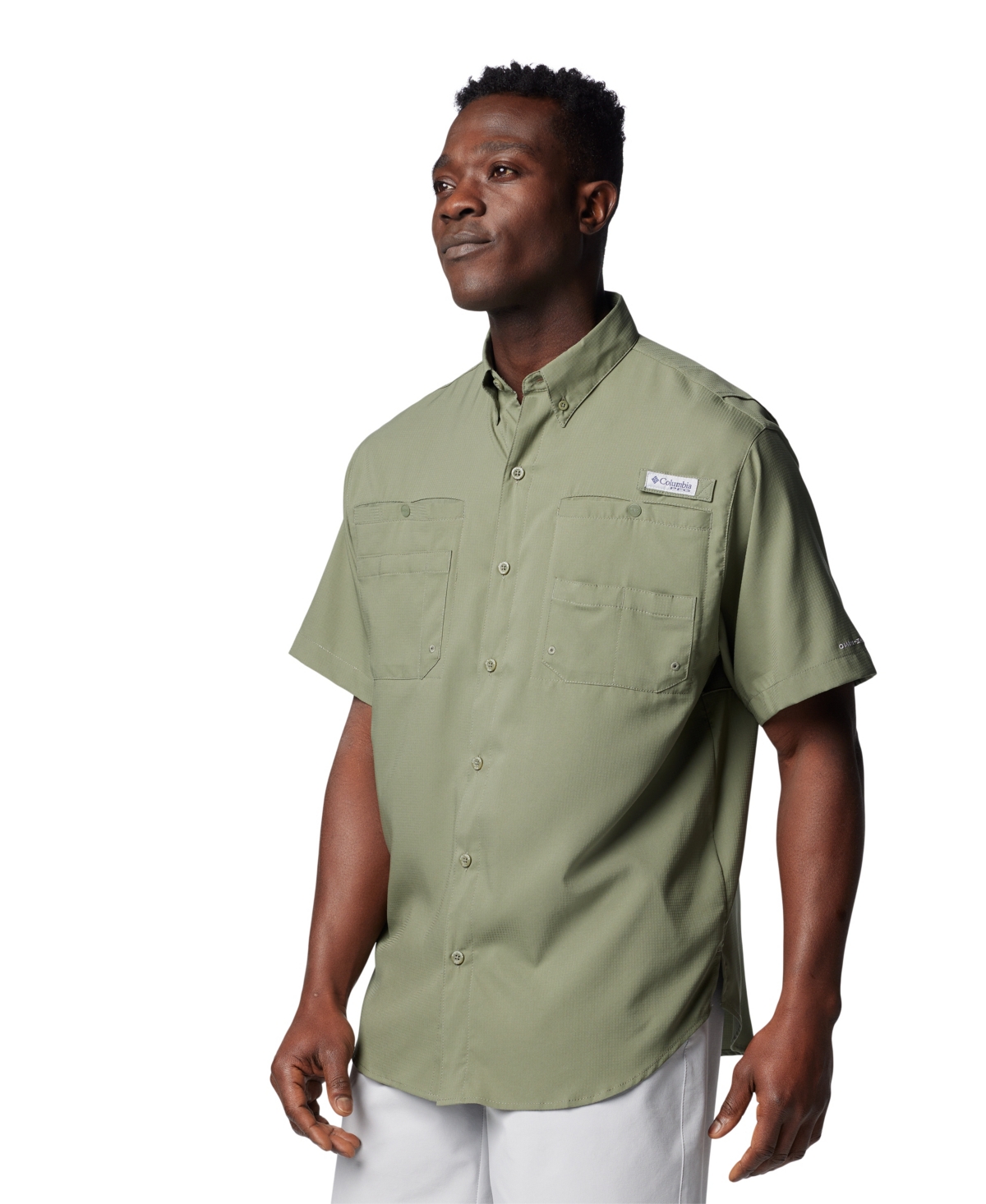 Columbia Pfg Men's Bahama Ii Upf-50 Quick Dry Shirt In Multi