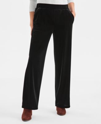 Style & Co - Women's Velvet Pull-On Pants