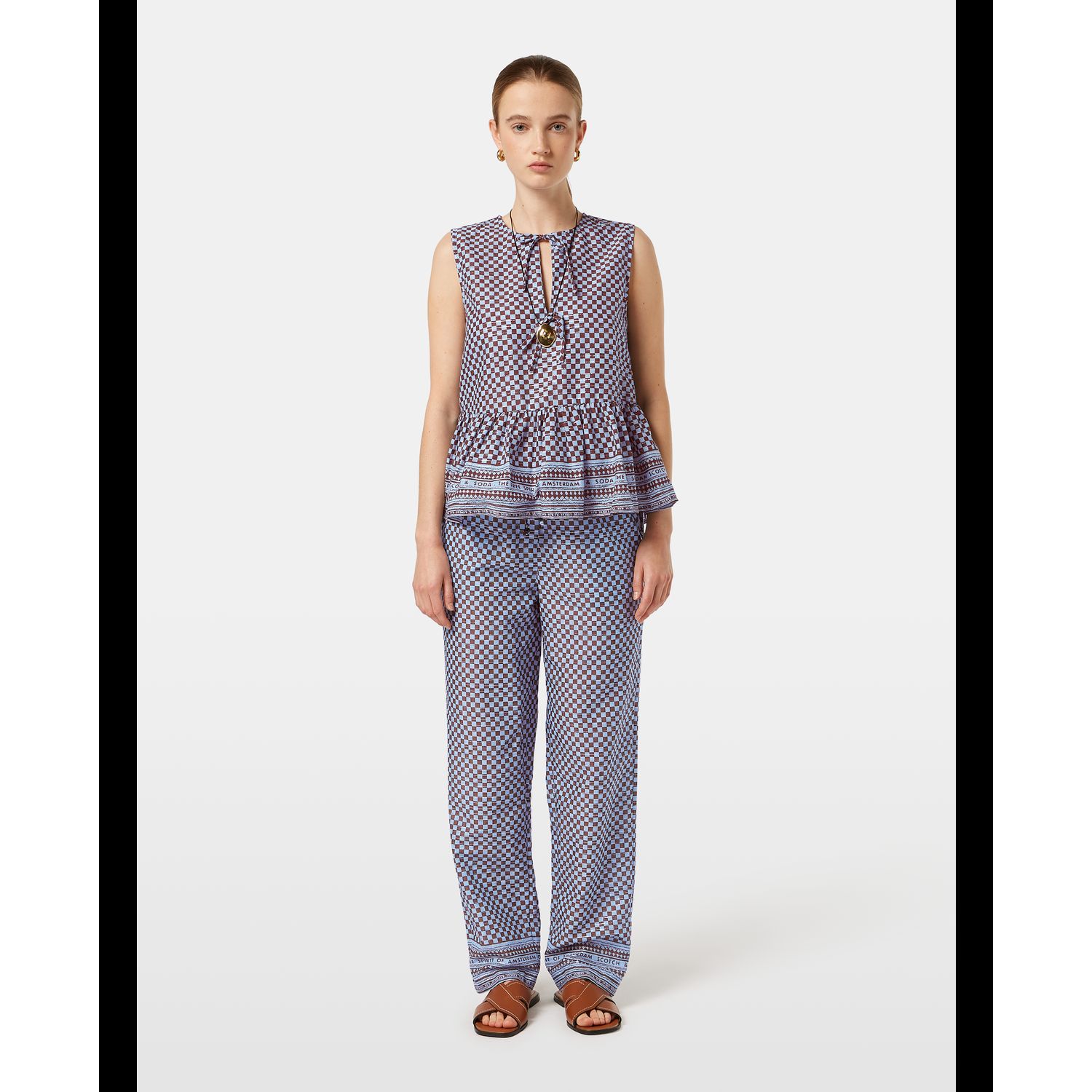 Women's Bow Details Top