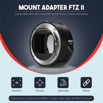 Z fc DX-Format Mirrorless Camera with Mount Adapter FTZ, Candisk PRO 64GB, Alpine 120, ProOp Cleaning Kit