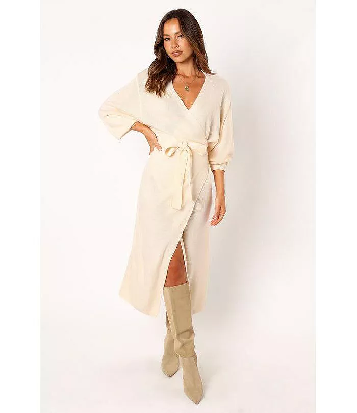 Women's Nova Wrap Knit Midi Dress