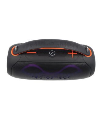 Portable Bluetooth Speaker 20W IPX5 Blue/Orange With RGB Lights And Handle with TWS For Pairing