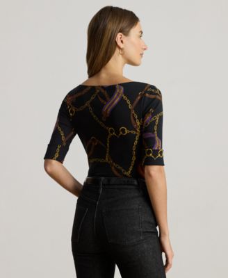 Petite Boat Neck Top