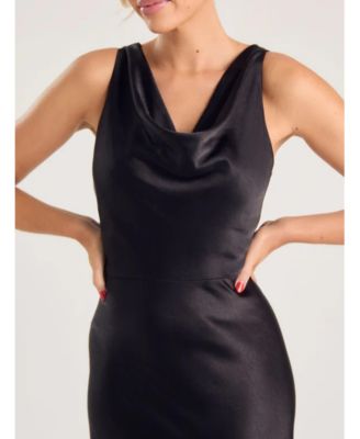 macy's black satin dress Petal and Pup Women's Donata Maxi Dress