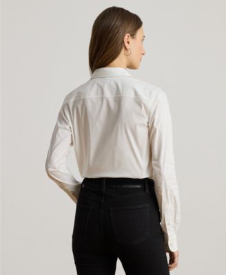 Petite Classic Fit Point Collar Shirt