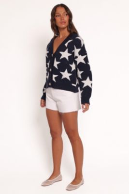 Sailor Star Knit Cardigan - Navy