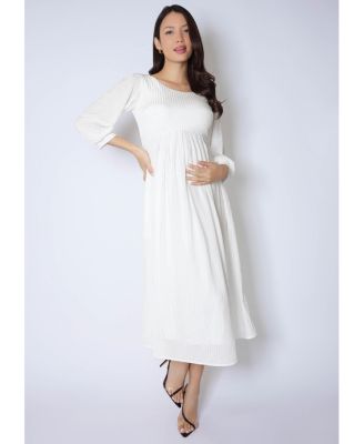Maternity Tiffany Rose Isla Ribbed Jersey Dress