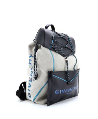 Large Bond Backpack Canvas with Leather