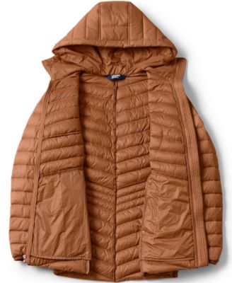 Women's Wanderweight Packable Down Hooded Long Jacket