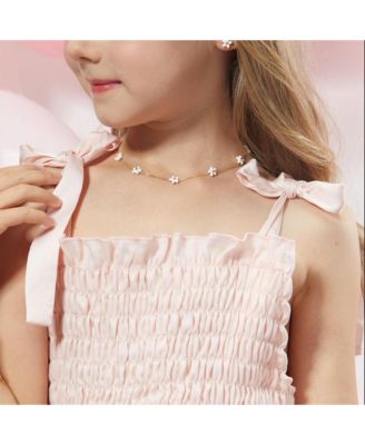 Petit Rosie White Necklace