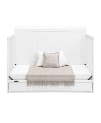 Asheville 4-in-1 Convertible Crib with Drawer (White)