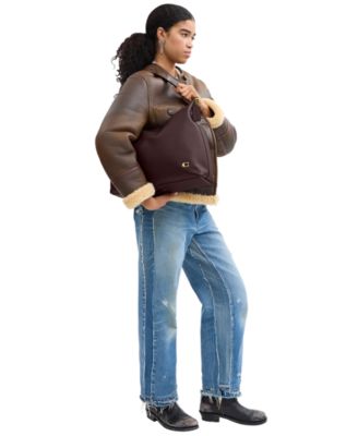 Juliet Large Leather Shoulder Bag 38