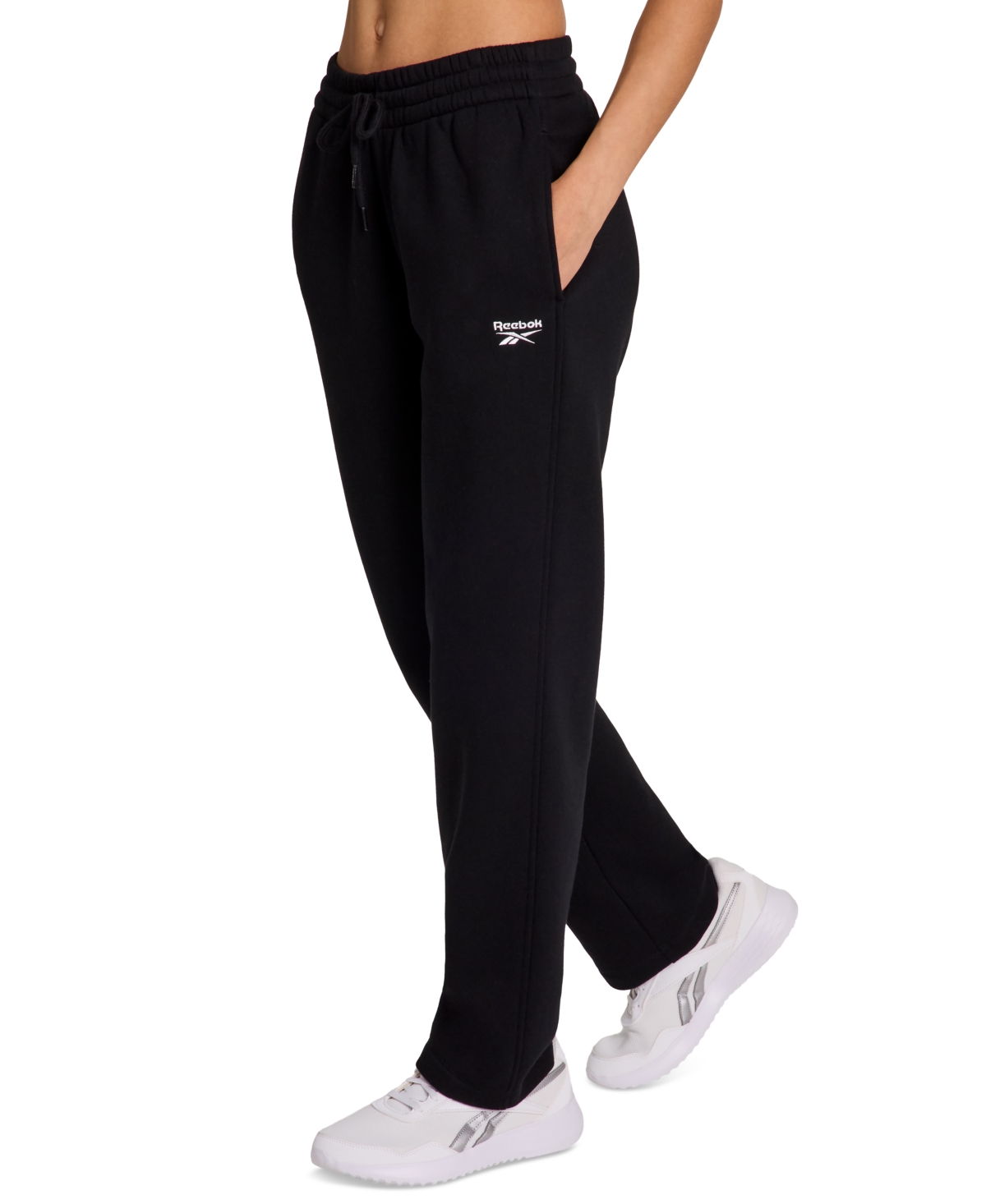 Reebok Women's Straight Leg Sweatpants In Black