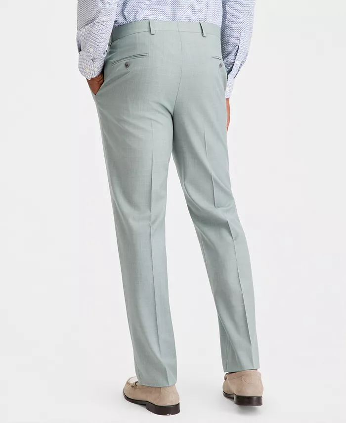 Men's Classic Fit Wool Blend Suit Separates Pant - thumbnail 9