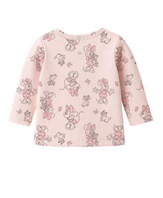 Baby Girls' Minnie Mouse Cardigan, Top and Pants, 3-Piece Set