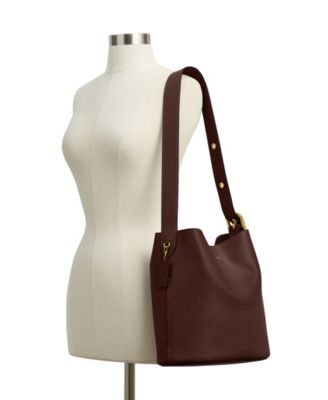 Bleecker Large Leather Bucket Bag 