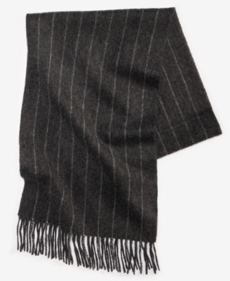Club Room - Men's Pinstripe Cashmere Scarf