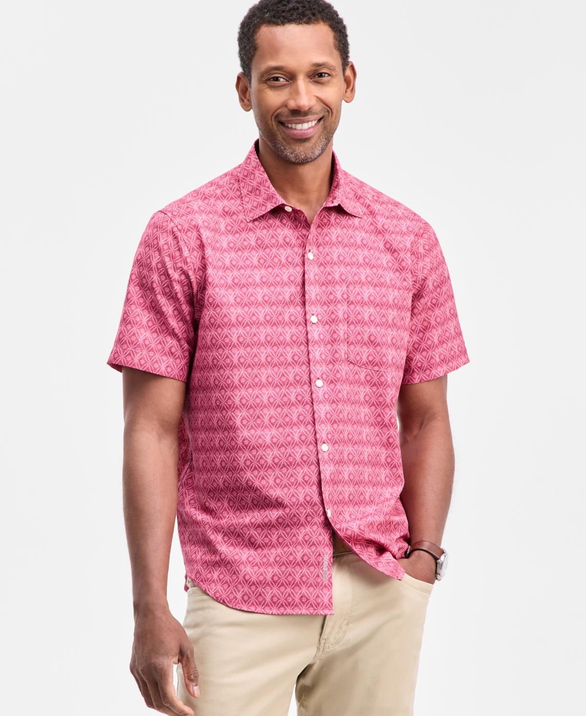 Tommy Bahama Men's Coast Tile Isle Printed Shirt