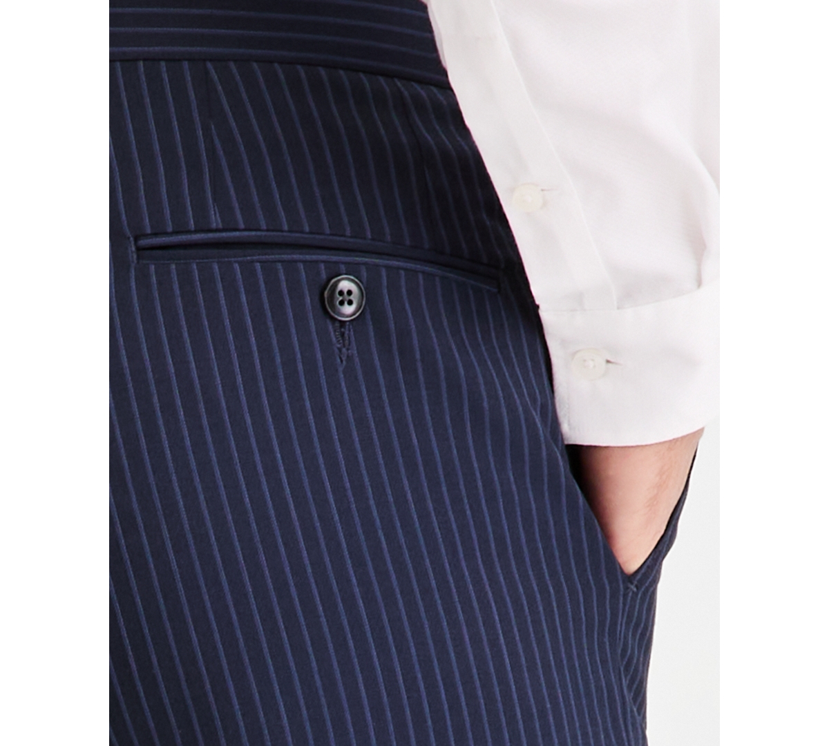 Michael Kors Men's Classic-Fit Pinstripe Suit Separate Pants