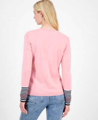 Women's Cotton V-Neck Sweater