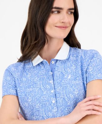 Women's Garden Paisley Polo Shirt