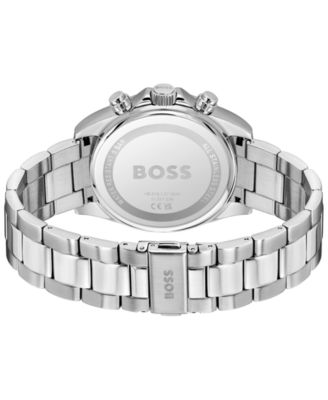 Men's Hero 2.0 Quartz Fashion Chrono Stainless Steel Watch, 44mm