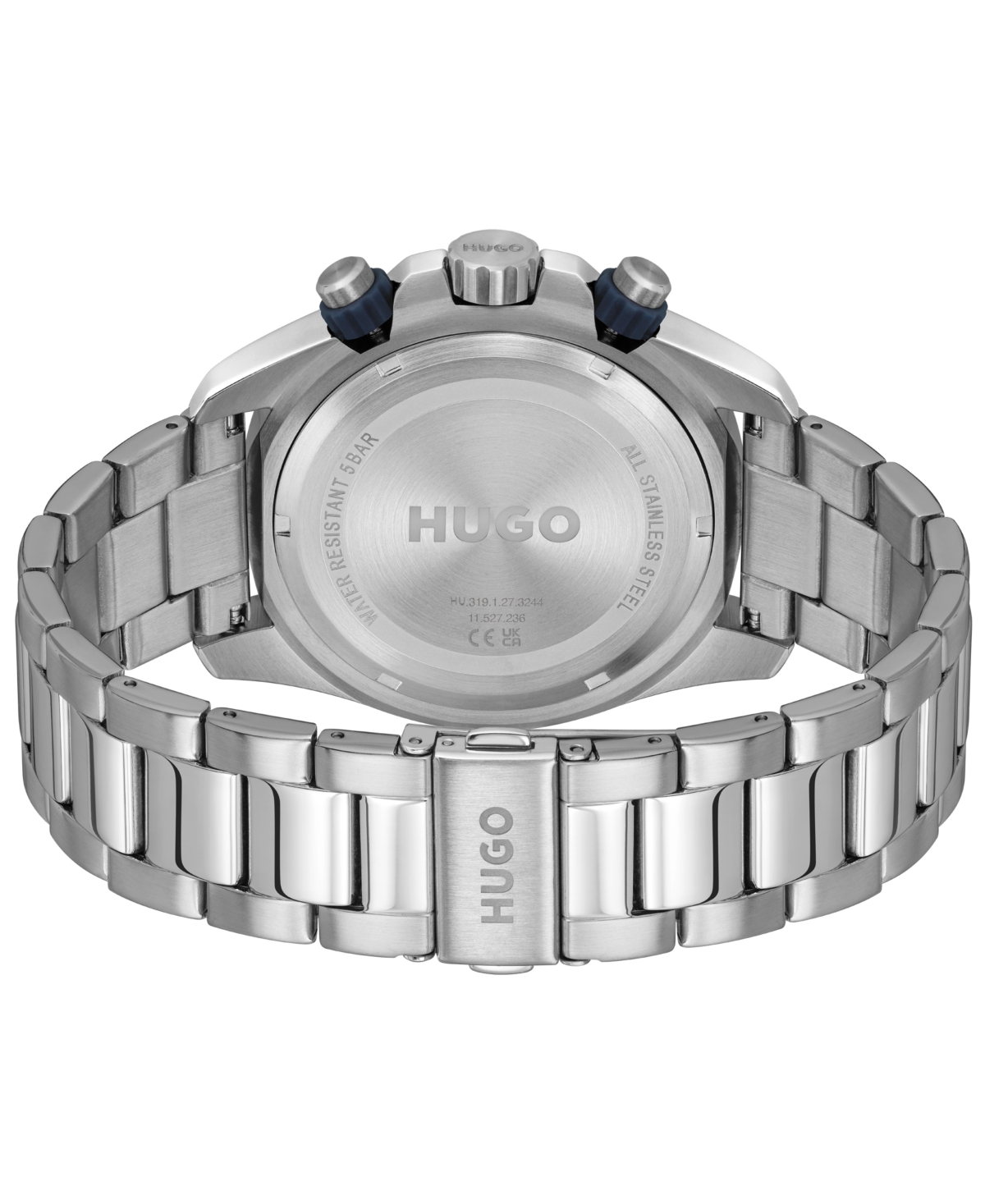 Hugo Boss Men's Dive Quartz Multifunction Stainless Steel Watch, 44mm In Neutral