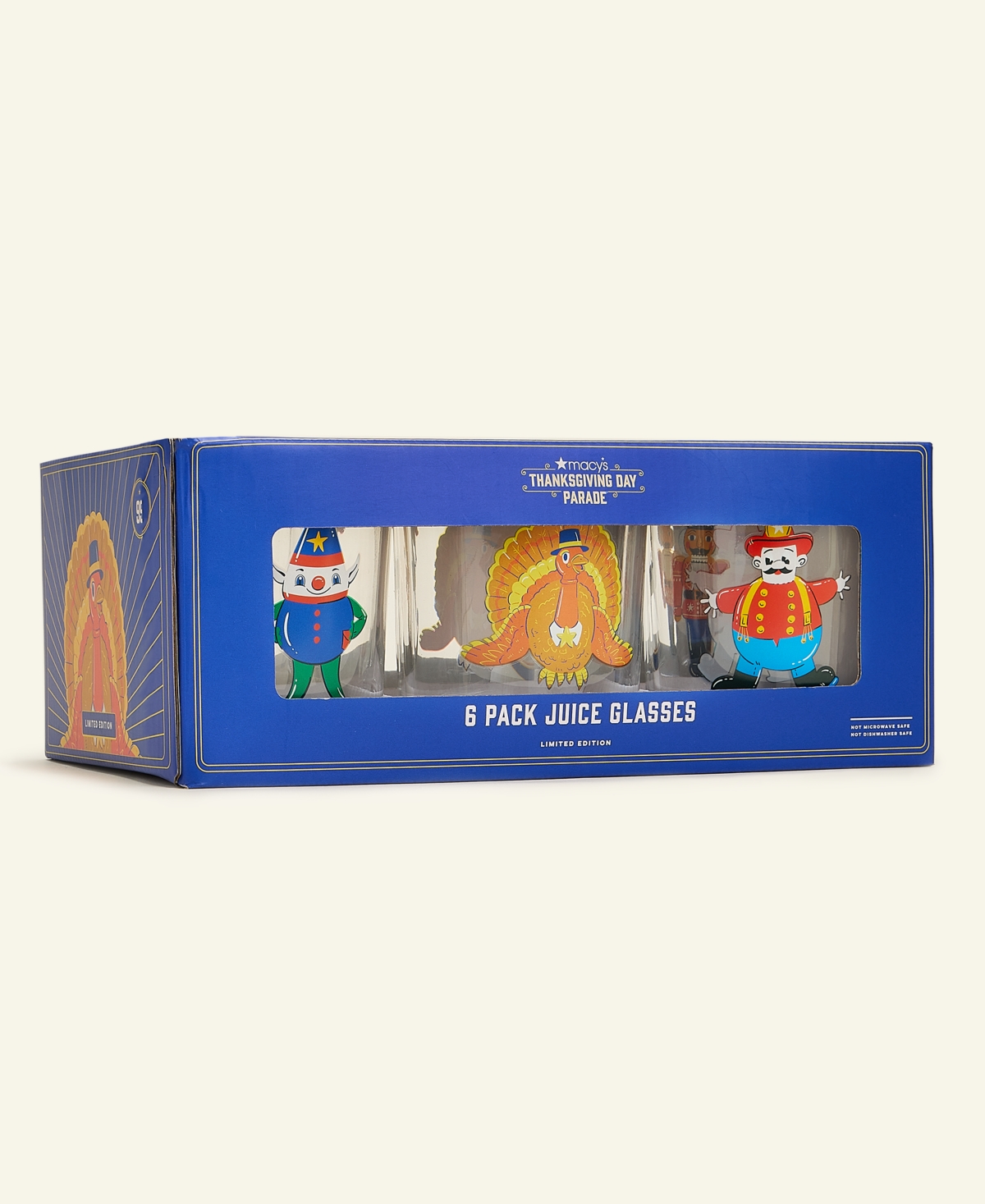 Macy's Thanksgiving Day Parade Float Glassware, Set Of 6,  Exclusive In Multi