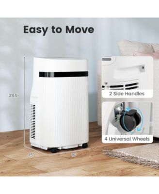 12000 BTU Portable Air Conditioner w/ Fan & Dehumidifier Sleep Mode 24H Timer