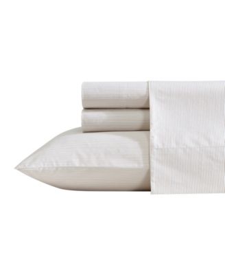Cotton Percale 4-Piece Sheet Set, Queen