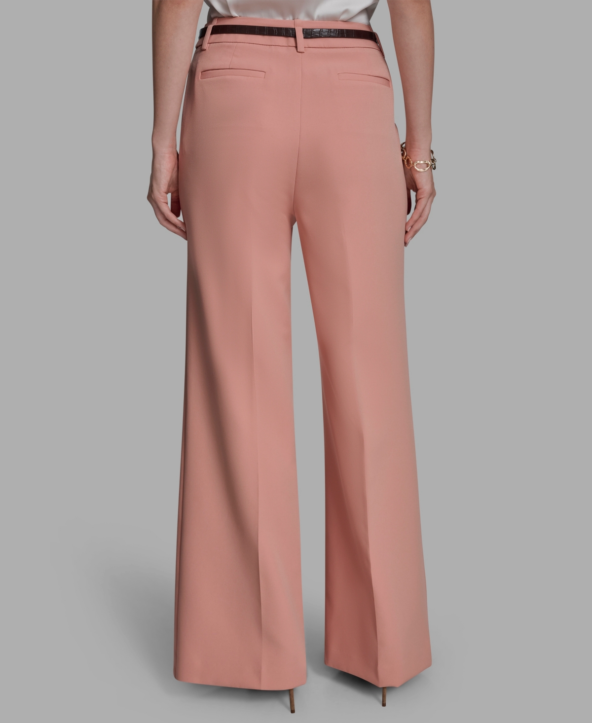 Bcbg Women's Pleated Wide Leg Pants