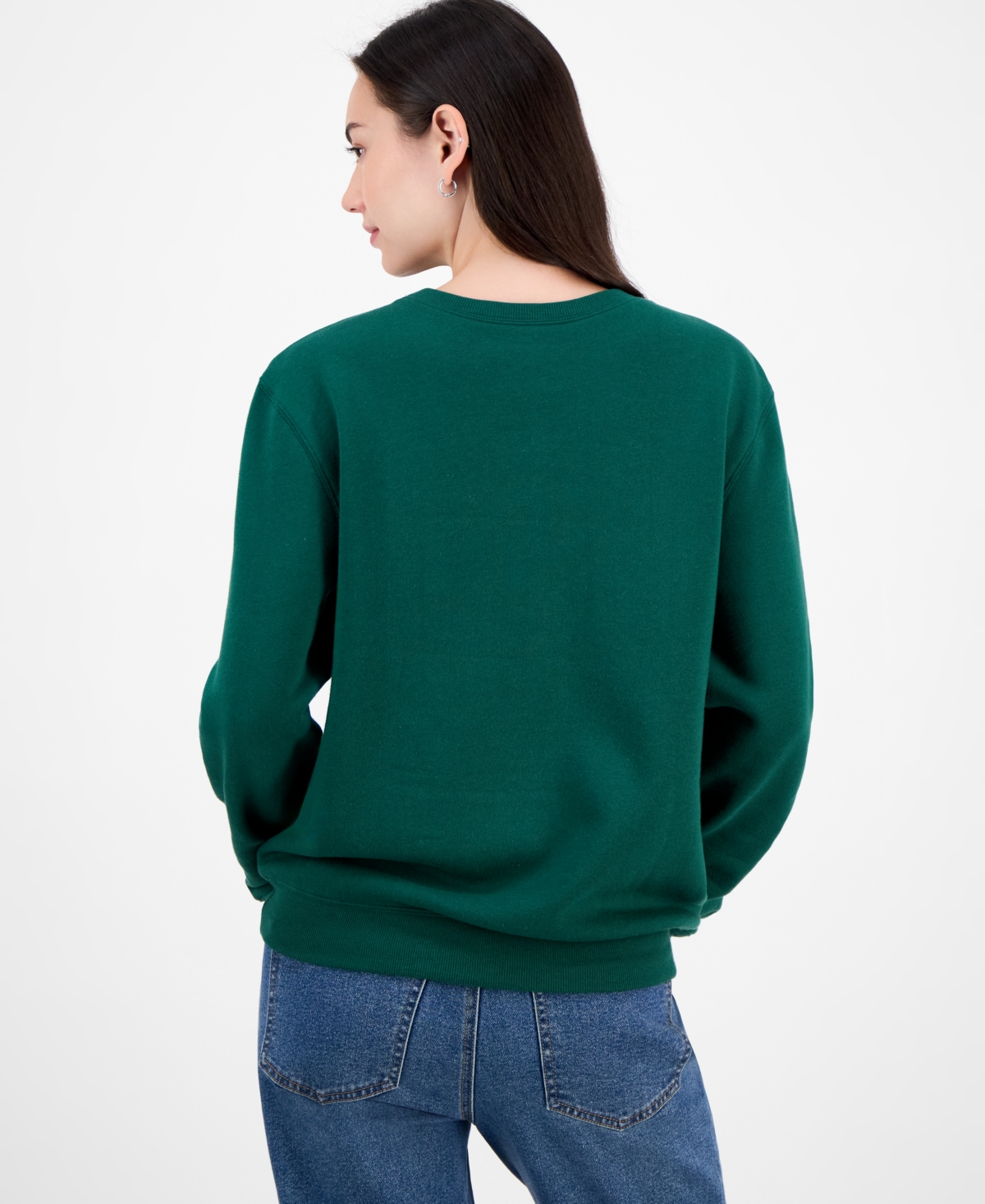 Disney Juniors' Mickey & Minnie Holiday Graphic Sweatshirt