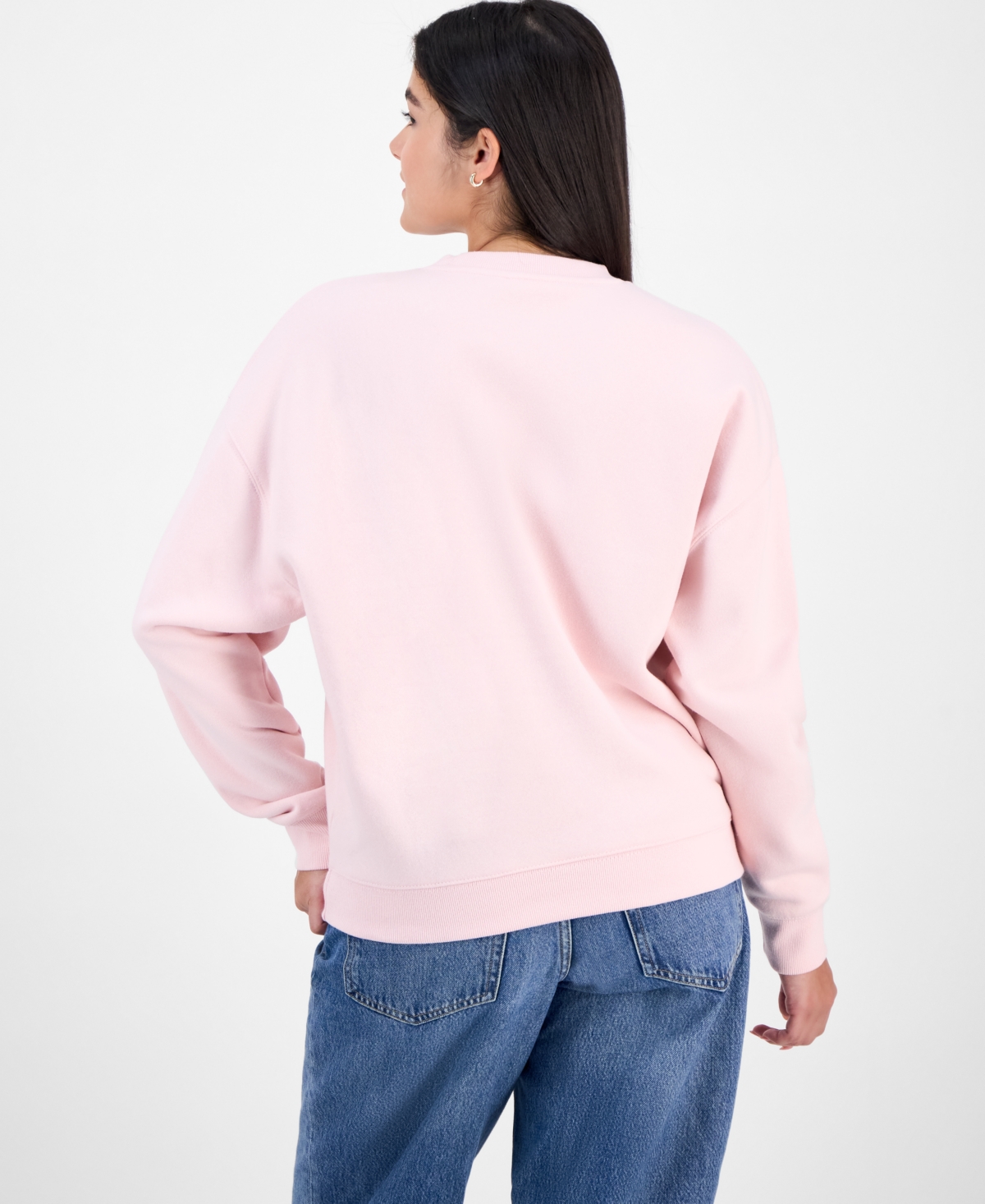 Strawberry Shortcake Juniors' Berry Merry Fleece Sweatshirt In Pink