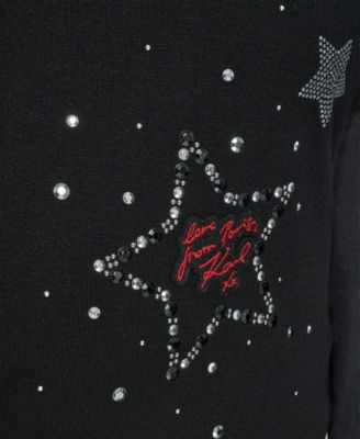 Plus Size Embellished Amour Sweater