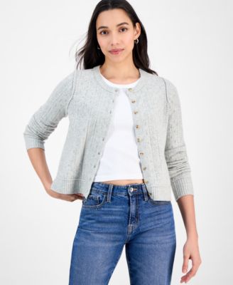 Lucky Brand - Women's Pointelle Cardigan