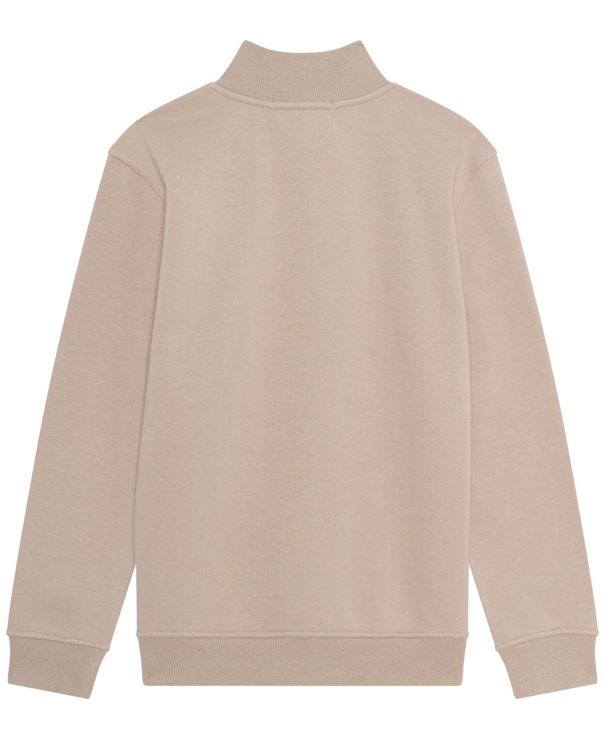 B By Brooks Brothers Boys 8-20 Quarter Zip Ribbed Collar Sweatshirt